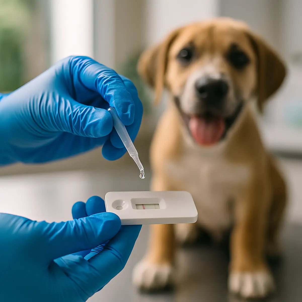 Realização de teste rápido veterinário (FIV/FeLV) em Arraial d'Ajuda