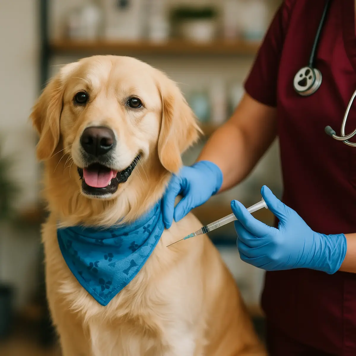 Aplicação de vacina em pet na Vet do Pet Arraial d'Ajuda