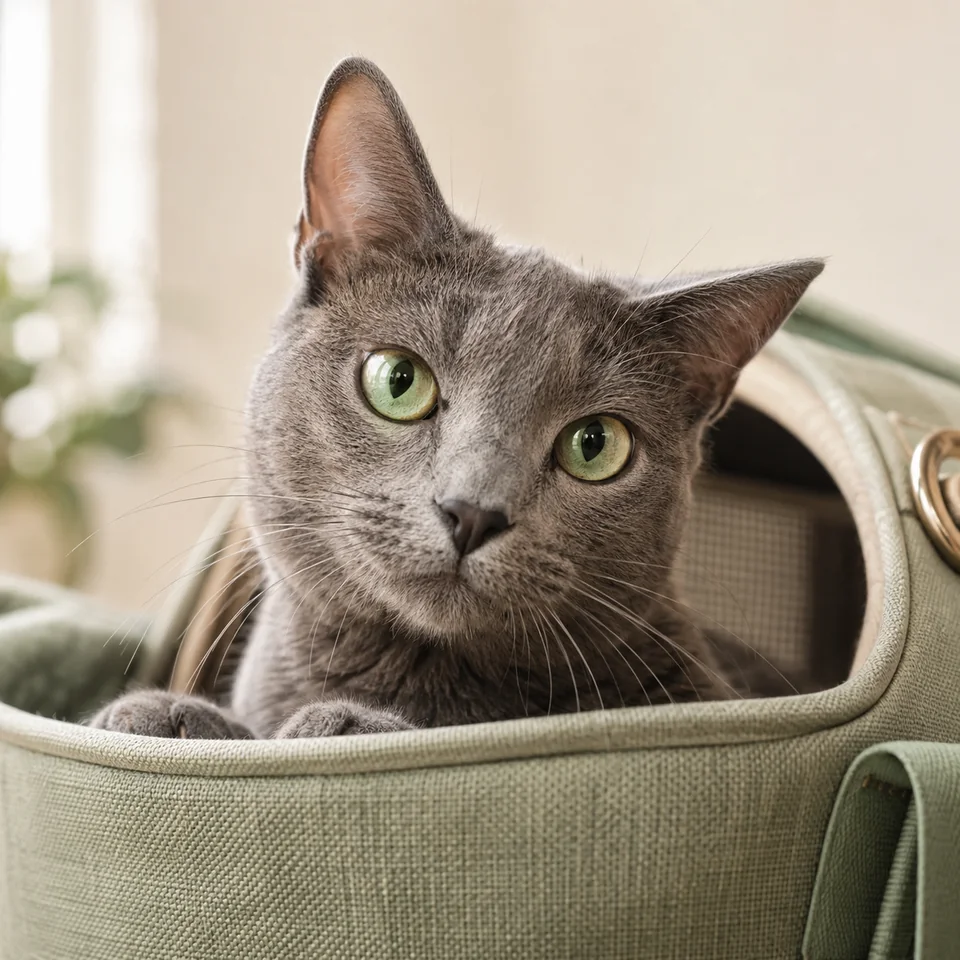 Gato em um ambiente tranquilo.